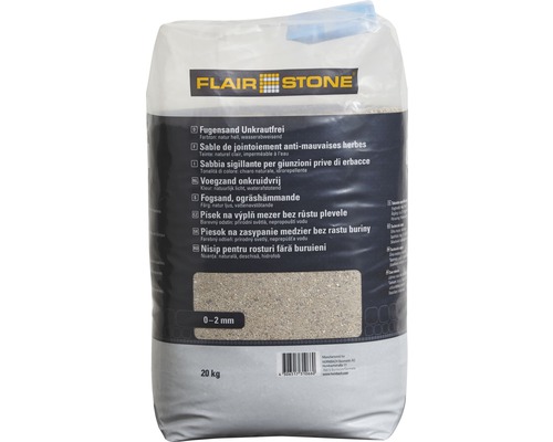 Sable de jointoiement Flairstone basalte 20 kg anti-mauvaises herbes