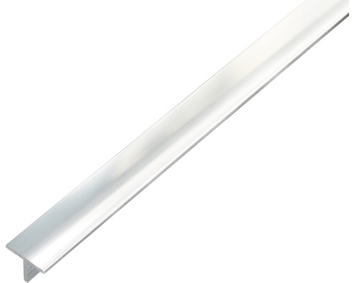 T-Profil Alu chromdesign 15x15x1,5 mm, 1 m T-Profil aus Metall