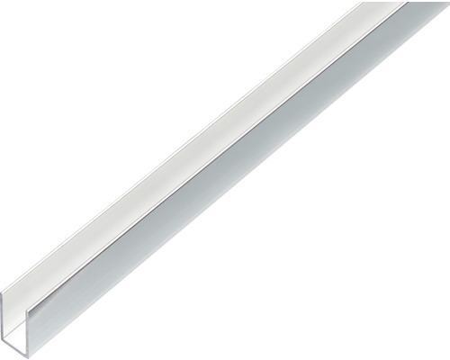 Profilé en U Aluminium 10 x 15 x 1 mm x 1 mm , 1 m Profilé en U en métal