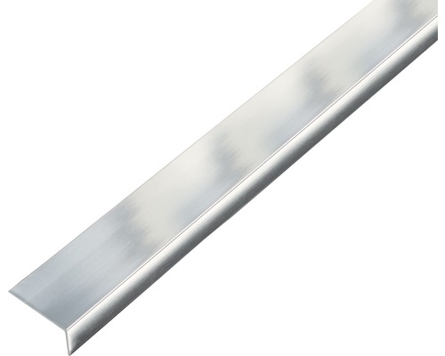 Profilé d'angle design chrome autocollant 20x10x1 mm, 2 m