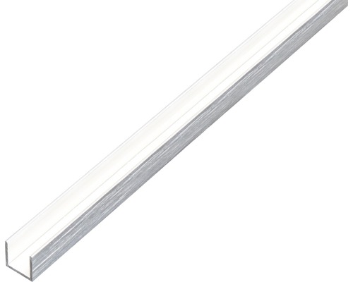 Profilé en U Aluminium 10 x 15 x 1 mm x 1 mm , 1 m Profilé en U en aluminium