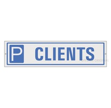 Panneau de stationnement pour les clients