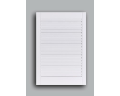 Lamellentür Kiefer offen weiss 69,0x49,4 cm Lamellentür Kiefer offen weiss 69,0x49,4 cm