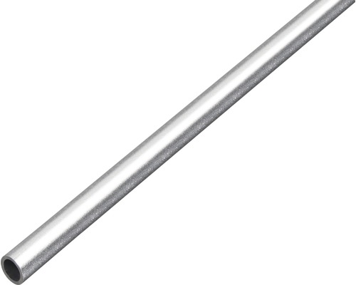 Tube rond Aluminium argent 10 x 1 x 1 mm , 1 m Tube métallique