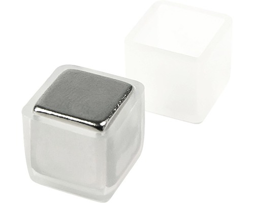 Quadratischer Magnet mit Kunststoffgehäuse