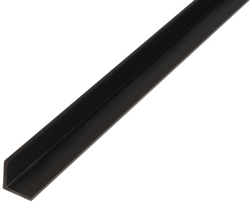 Winkelprofil PVC schwarz 15 x 15 x 1,2 x 1,2 mm 2,6 m Winkeleisen aus Metall