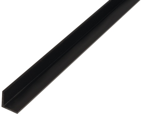 Winkelprofil PVC schwarz 30 x 30 x 2 x 2 mm 2,6 m Winkelschiene