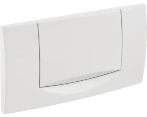 Plaque de commande GEBERIT 200F plaque brillant / touche blanc brillant 115.222.11.1