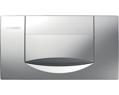 Plaque de commande GEBERIT 200F plaque chrome mat / bouton chrome mat 115.222.46.1