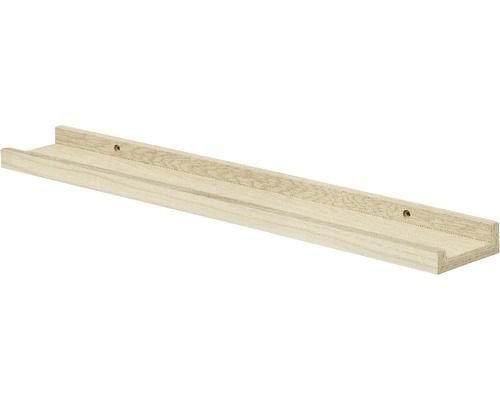 Dolle Panneau mural Border images 80 x 9 x 3 cm chêne vintage Tringle à tableaux en bois avec trous de forage