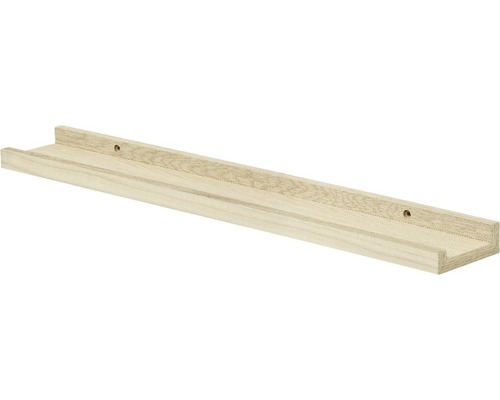 Dolle Panneau mural Border images 60 x 9 x 3 cm chêne vintage Tablette en bois pour cadres avec deux trous de perçage