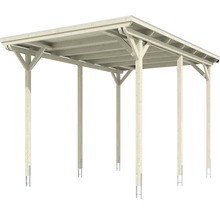 Holz Carport mit Flachdach