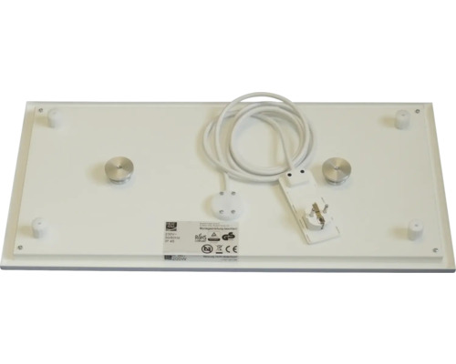 Arrière d''un radiateur avec câble et éléments de montage