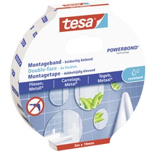 Ruban de fixation Tesa pour carrelage et métal, 5 mètres sur 19 millimètres