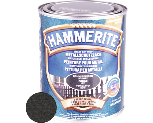 HAMMERITE Metallschutzlack schwarz 750 ml