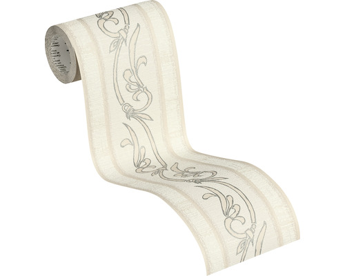 Tapetenbordüre mit floralem Muster auf Rolle