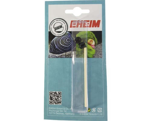 Logo Eheim. Pièces de rechange Eheim sous blister.