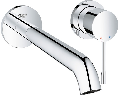 Robinet de lavabo encastré GROHE ESSENCE chrome 19967001 sans corps de base encastré