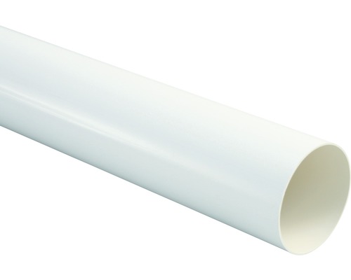 Tuyau de descente Marley plastique rond blanc de signalisation RAL 9016 DN 53 mm 3000 mm