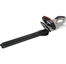 Akkubetriebene Heckenschere mit Klingenschutz