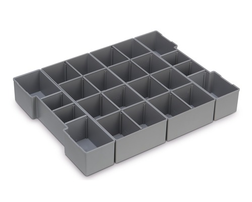 L-BOXX Ensemble de casiers K3 405 x 63 x 312 mm gris