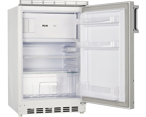 Réfrigérateur ouvert avec compartiment congélateur