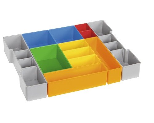 L-BOXX Ensemble de petites boîtes H3 405 x 63 x 312 mm multicolore