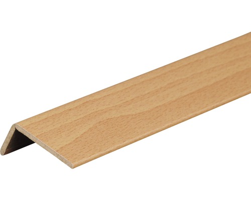 Baguette d'angle Shortline en hêtre 22x44x2600 mm