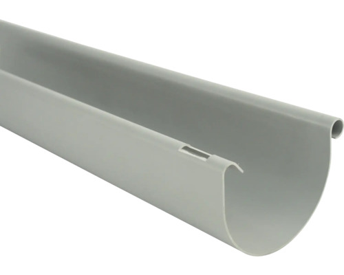 Marley Dachrinne Kunststoff halbrund fenstergrau RAL 7040 NW 75 mm 3000 mm Marley Dachrinne Kunststoff halbrund fenstergrau RAL 7040 NW 75 mm 3000 mm