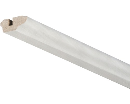 Moulure de finition pour plafonds frêne argenté 17x36x2600 mm Plinthe en bois