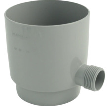 Marley Regensammler mit Anschluss 1“ Aussengewinde Fenstergrau RAL 7040 NW 75 mm
