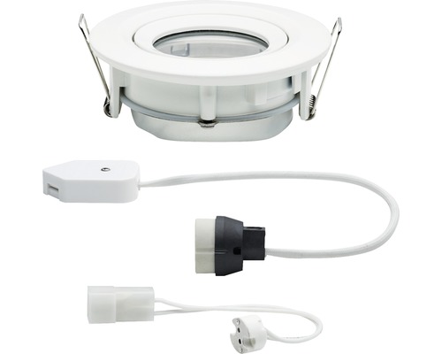 Spot encastrable avec câble de raccordement et douille