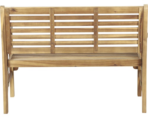 Holzbank für den Aussenbereich mit Rückenlehne
