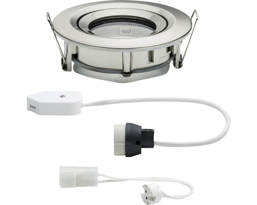 Spot encastrable au plafond avec accessoires de raccordement