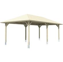 Holzcarport mit Dach
