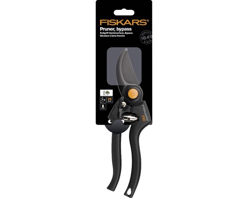 Sécateur à lame franche Fiskars pour la coupe des plantes et des arbustes