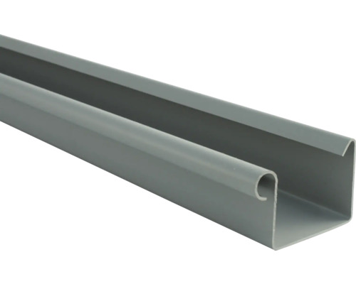 Marley Kastenrinne Kunststoff eckig fenstergrau RAL 7040 NW 70 mm 3000 mm Marley Kastenrinne Kunststoff eckig fenstergrau RAL 7040 NW 70 mm 3000 mm
