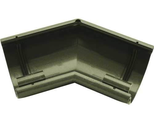 Marley Innen- und Aussenecke Kunststoff halbrund 135 Grad anthrazit metallic NW 125 mm