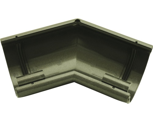 Angle intérieur et extérieur plastique semi-circulaire Marley 135° anthracite métallique DN 125 mm