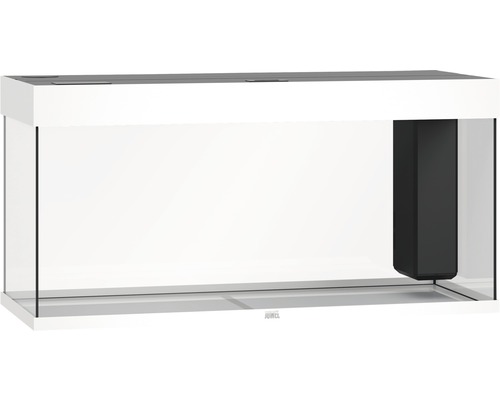 Aquarium en verre blanc avec filtre intérieur intégré