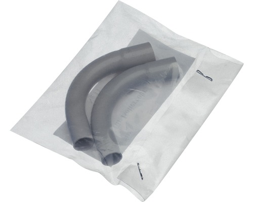 Coudes enfichables Pmflex M20 pour tube d'installation 2 pièces gris