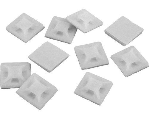 Klebesockel weiss 25 x 25 mm 10 Stück Klebesockel weiss 25 x 25 mm 10 Stück