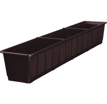 Jardinière Geli Standard, plastique, 100x17x14 cm, brun