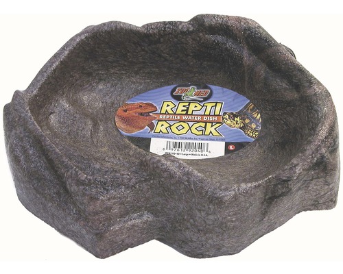 Futterstelle ZOO MED Repti Rock Water Dish 22x15x6 cm zufällige Farbauswahl