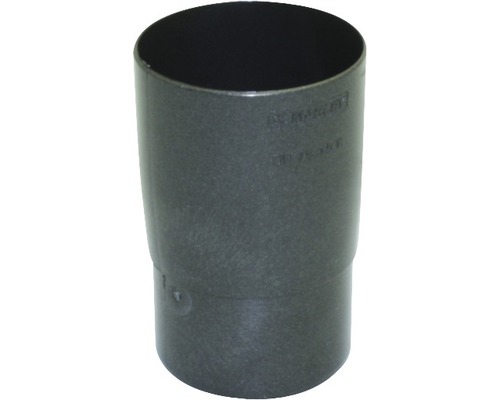 Marley Rohrmuffe Kunststoff rund anthrazitmetallic DB703 NW 53 mm Abflussrohr Reduzierstück für Sanitäranwendungen
