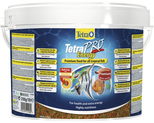 Tetra nourriture premium Pro Energy 10 l Tetra Pro Energy nourriture premium pour tous les poissons tropicaux en seau