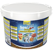 Aliment premium TetraPro Energy pour tous les poissons tropicaux, en seau