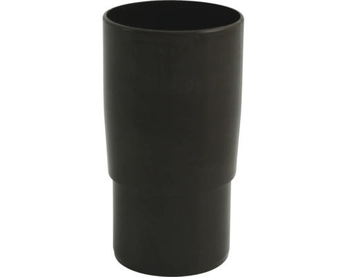 Marley Rohrmuffe Kunststoff rund schokoladenbraun RAL 8017 NW 53 mm Staubsaugeradapter