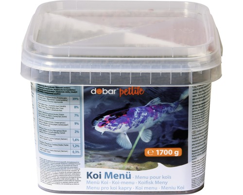 Nourriture pour carpes koï dobar menu, 1700 g