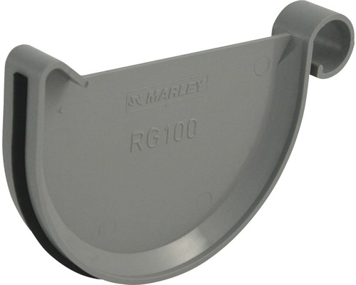 Pièce d’extrémité de gouttière Marley gris DN 150 mm